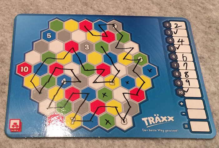 トラックス/Träxx - ボードゲームレビュー